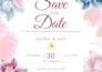 design elegant wedding save the date templates